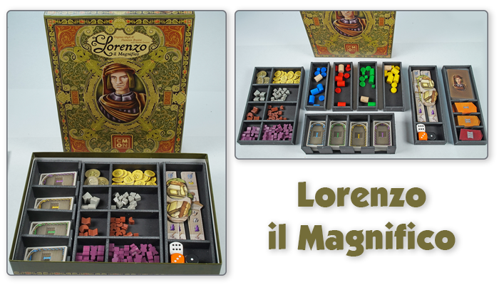 Lorenzo il Magnifico board game storage solution