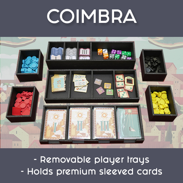 coimbra, board game, board game insert