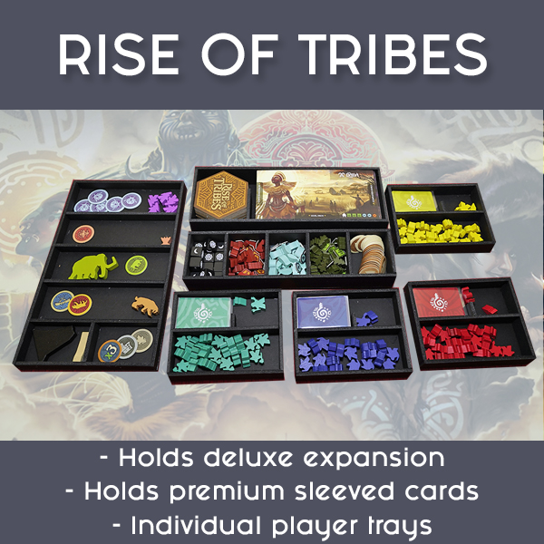 rise of tribes, board game, board game insert