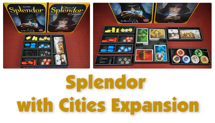 Splendor board game organizer