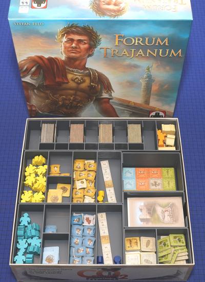 Forum Trajanum board game insert
