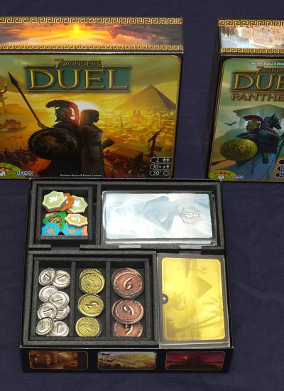 7 Wonders Duel Insert V2 – Aufbewahrungslösung Mit Fächern Für Karten, Münzen & Spielsteine