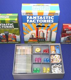 Fantastic Factories board game insert