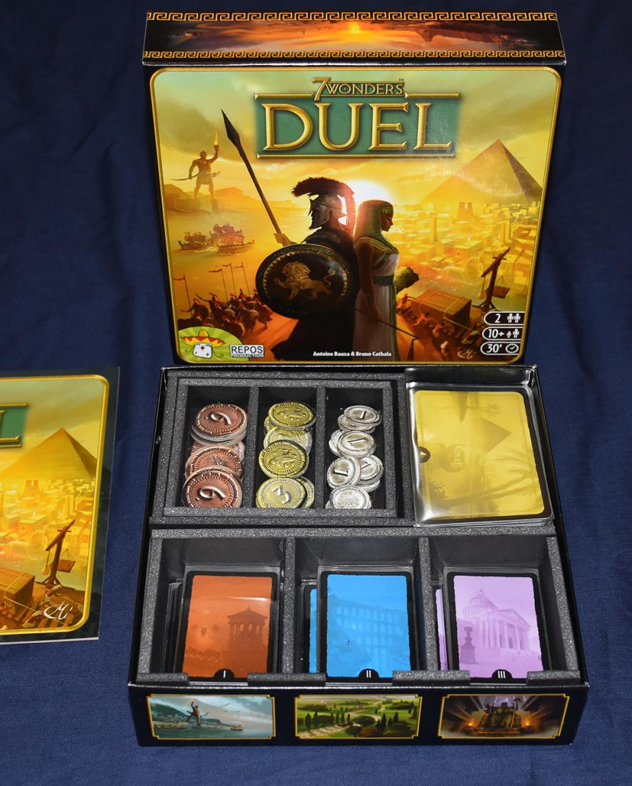 Feldherr Organizer Per 7 Wonders Duel – Scatola Portatutto Per Gioco Base Ed Espansioni Agora E Pantheon